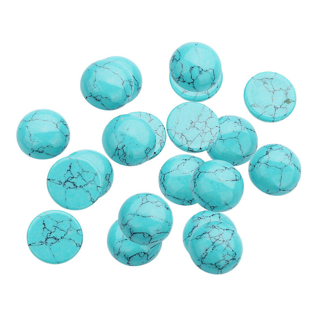 20x Cabochon Beads Flatback Embellishment Jewelry Making Charms 10mm
