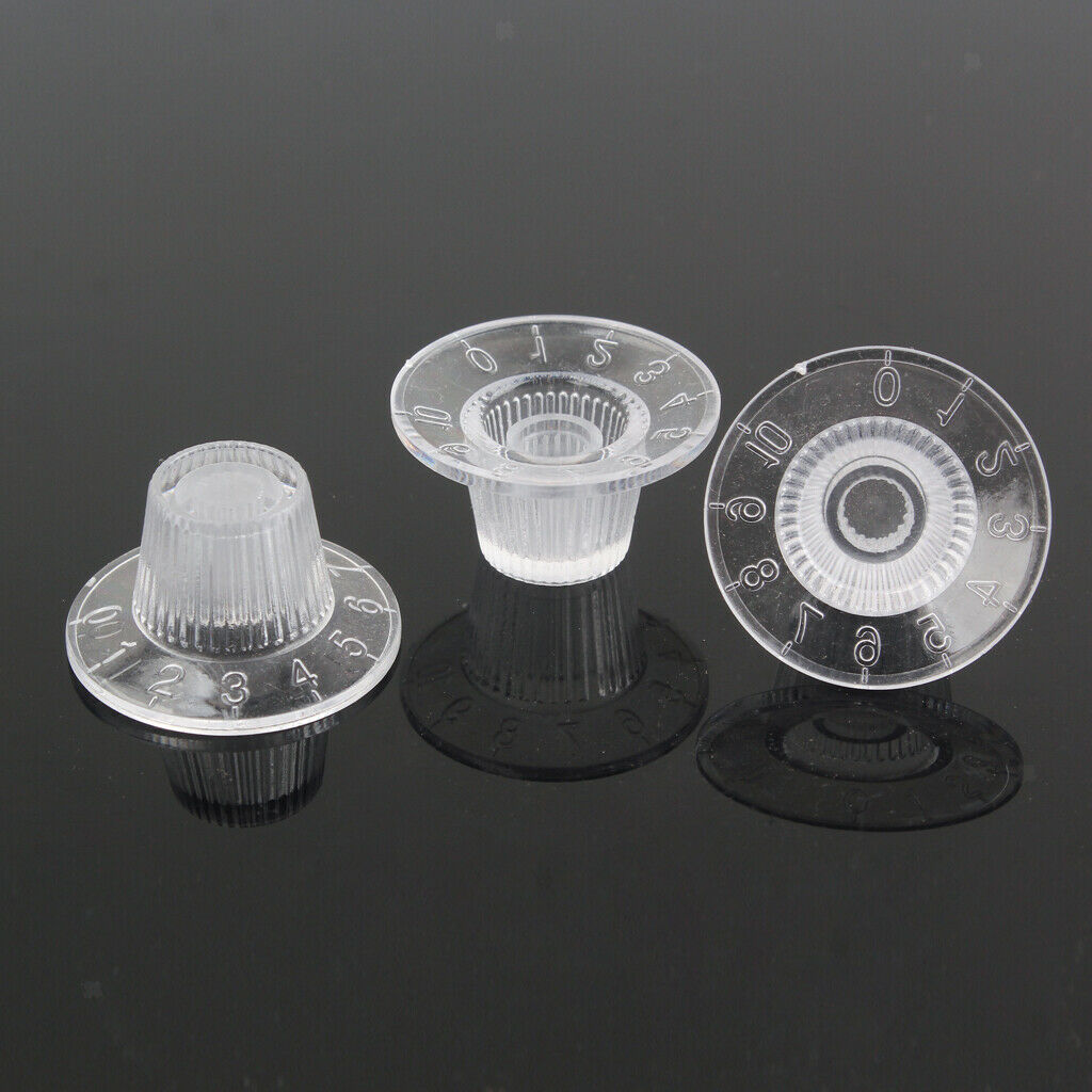 3 Pieces Guitar Bass Potentiometer Knobs Potentiometer Knob Knobs for Guitar -