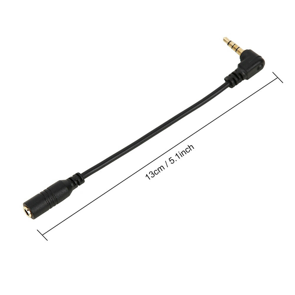 3.5mm Earphone Headphone Adapter Connector TRS to TRRS Converter Cable Line