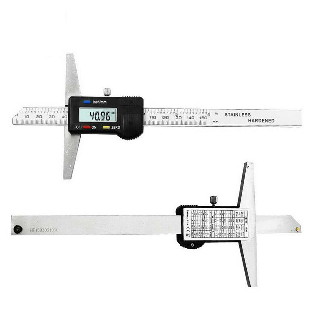 0-150mm Vernier Caliper Micrometer Measuring Tools Multifunction Depth Gauge