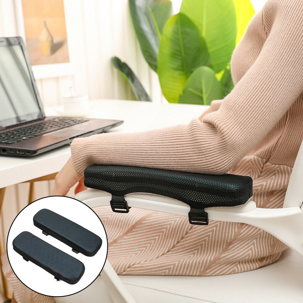 2Pack of Comfortable Office Chair Armrest Pads Chair Forearm Pressure Relief