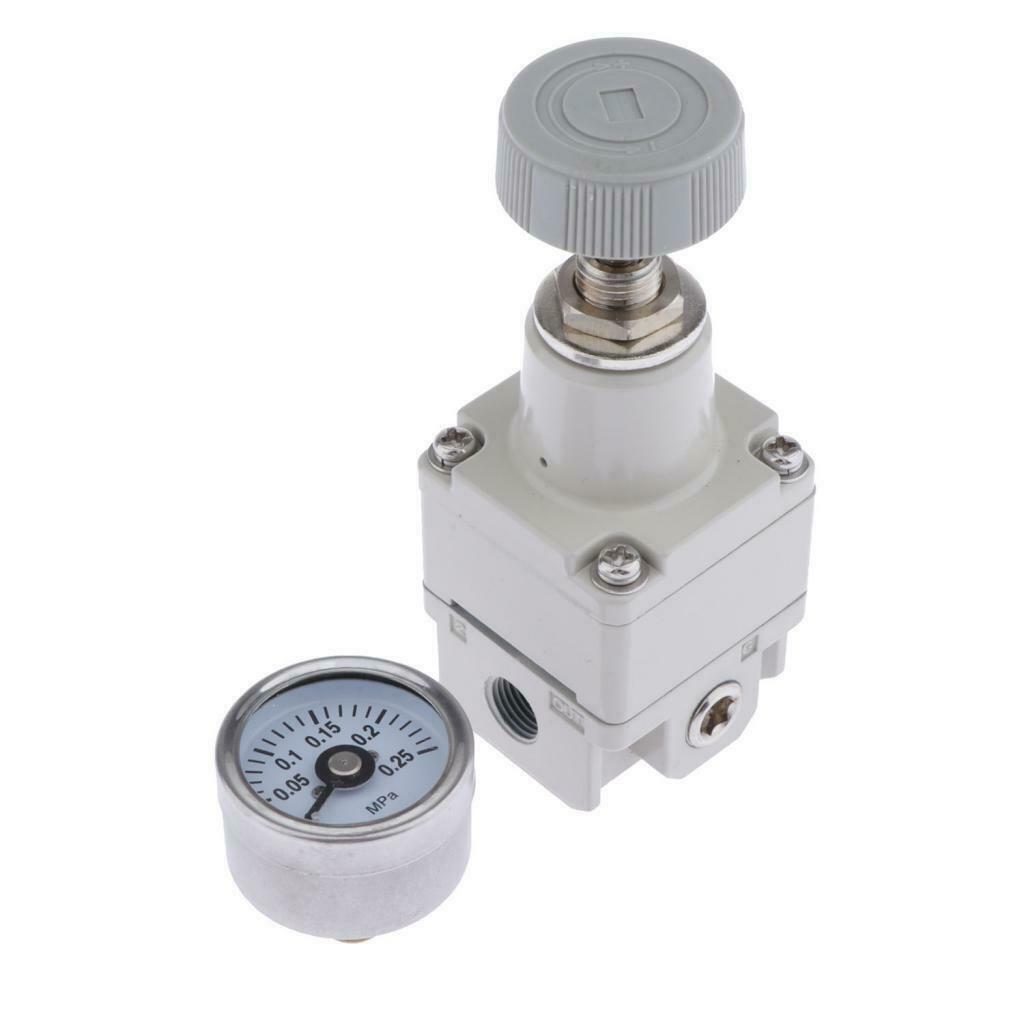 IR1000-01 1/8" Precision Air Pressure Regulator Reducing Valve w/ Gauge
