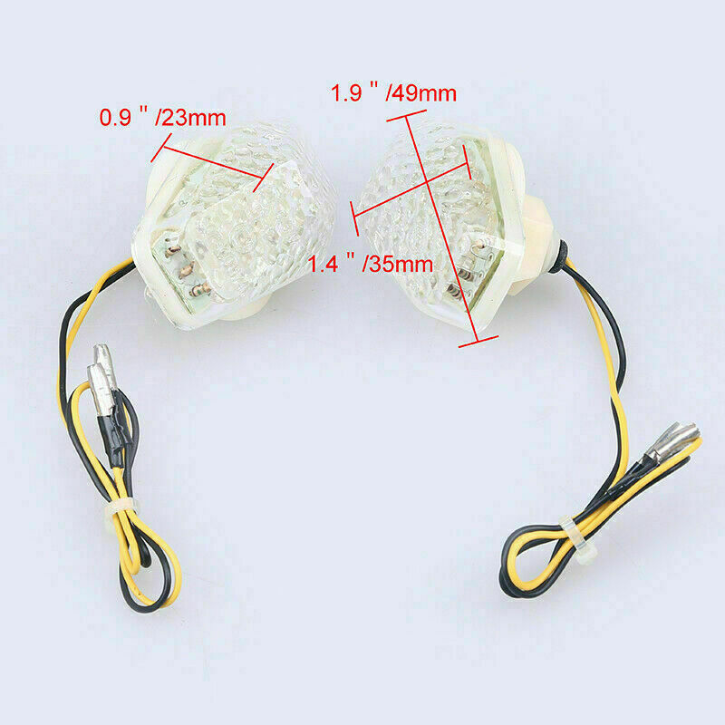 Amber LED Turn Signal Light Indicator Motorcycle For 2001-2004 Suzuki GSXR 1000