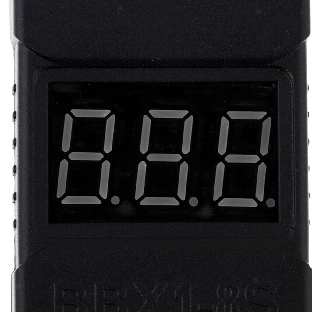 LiPo Battery Checker 1-8S Battery Low Voltage Buzzer Alarm for RC Drone Boat