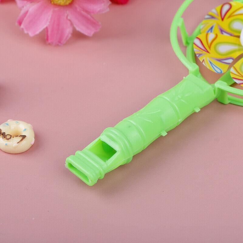 3Pcs/set Children Plastic Windmill Whistling Handle Toys PinwheelATAUY1