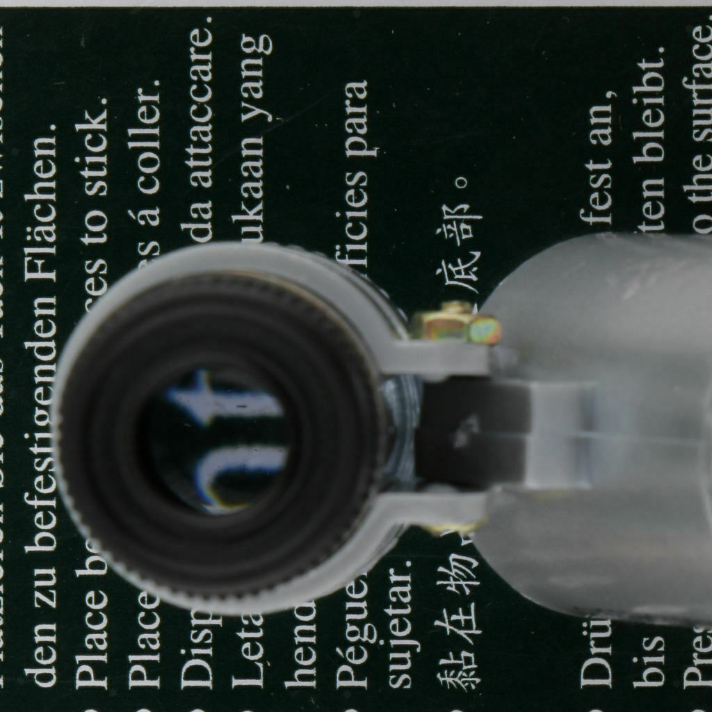 2pcs 60X Pocket Magnifier Miscroscope Jewelry Eye Loupe Currency Detector