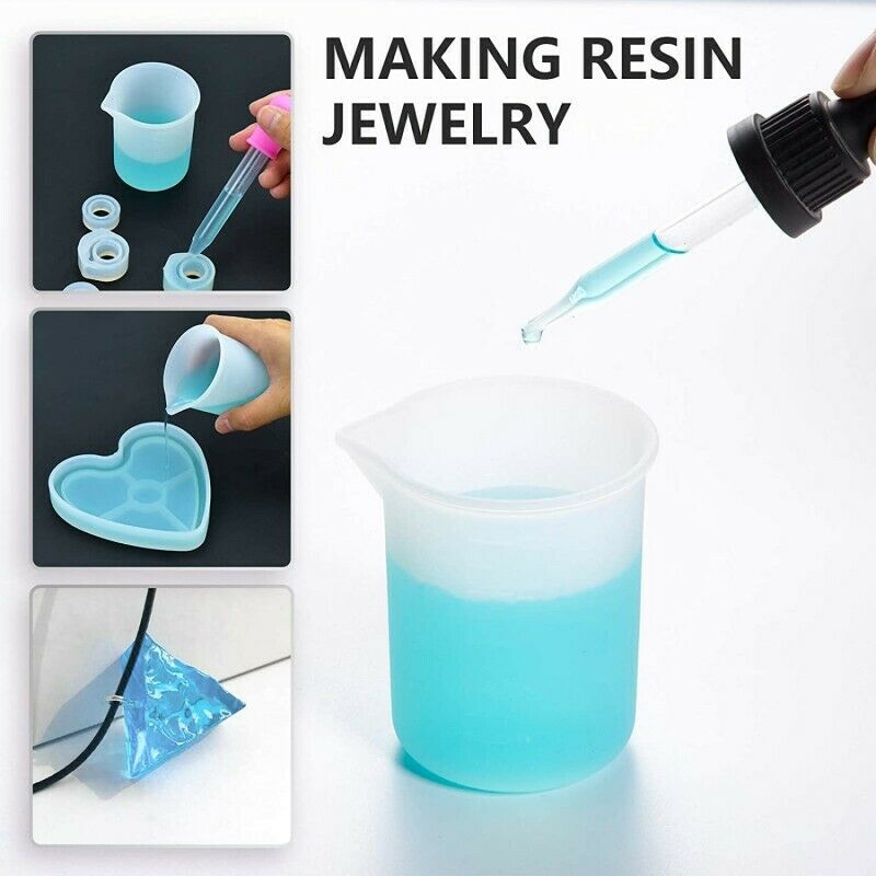 100ml Silica gel mould measuring cup Hars Lijm Gereedschap Graduated glassBDAU