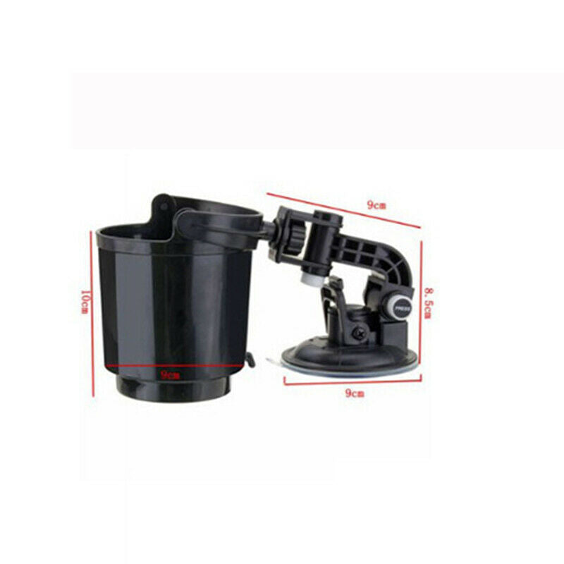 1 Pcs Black ABS Plastic Car Glass Cup Holder Foldable Can Holder Bottle HolderHN
