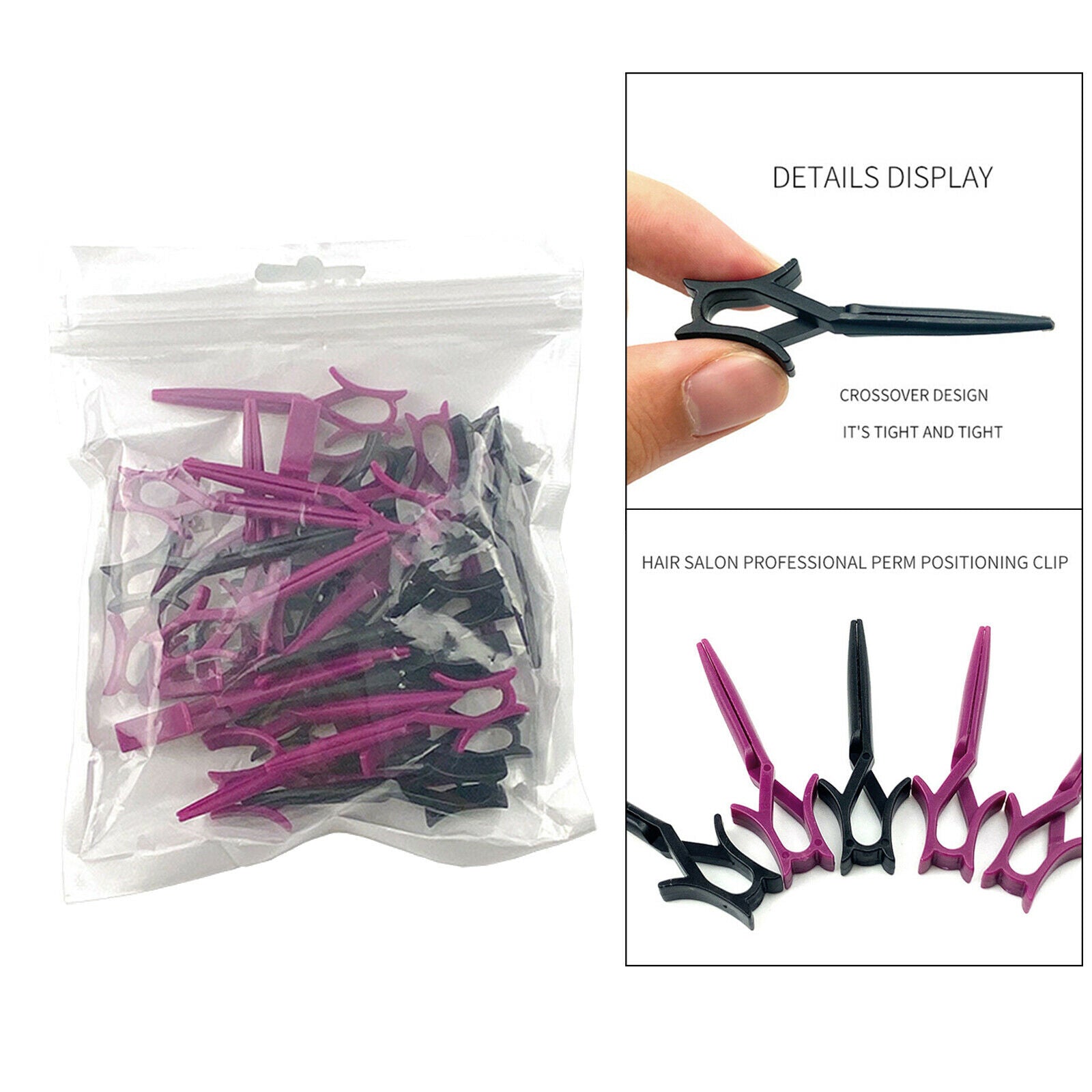 40PCS Positioning Perm Clips Sectioning Dyeing Hair Clips Hairpin New