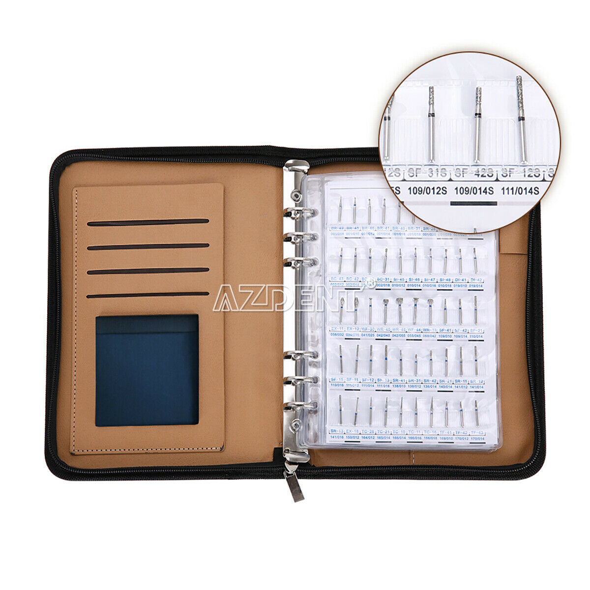 Dental Demonstation Book 210 Models High Speed Handpiece 1.6mm Of Diamond Burs