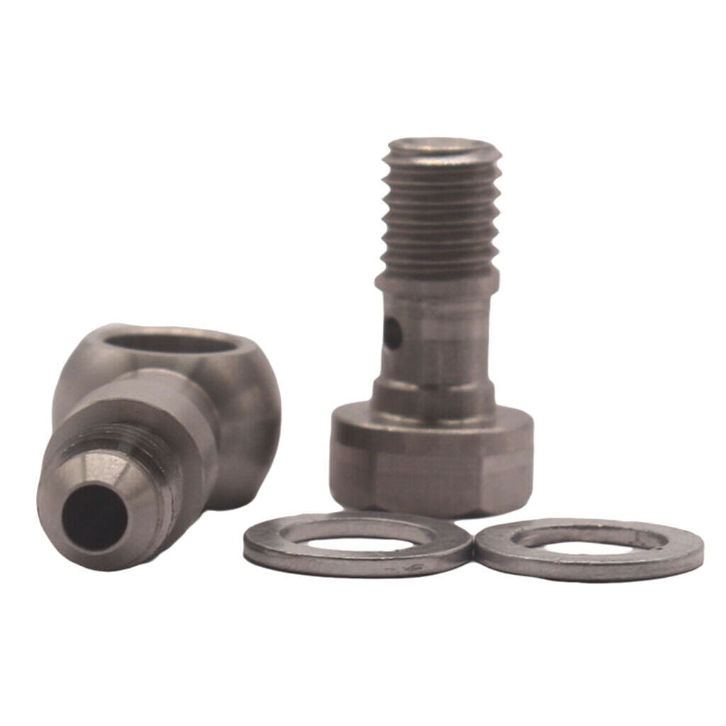 Turbo Banjo  Kit M10x1.5 Mm To 4AN +1.8mm Restrictor Oil Feed For TD04