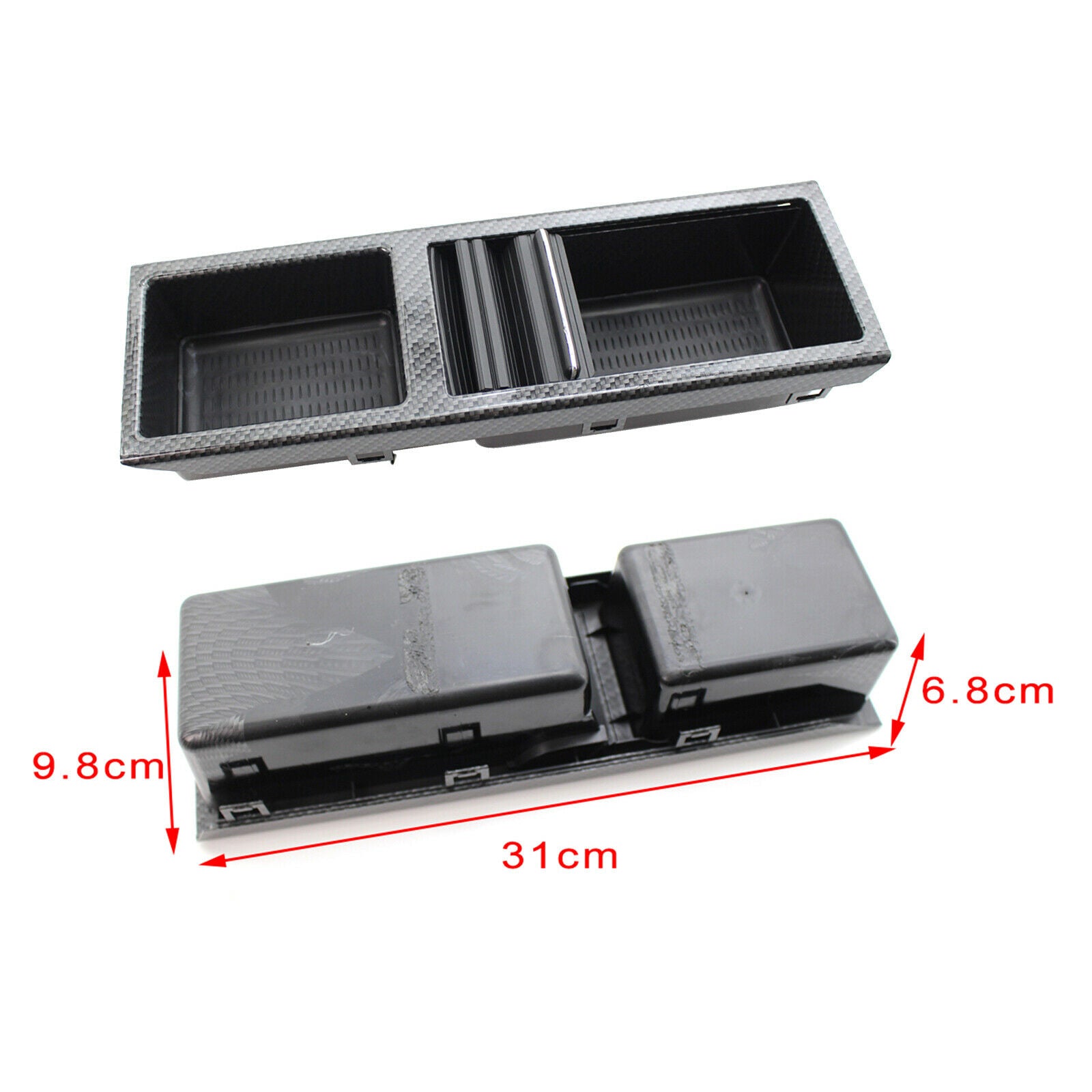 Car Carbon Fiber Drink Cup Holder Pocket Cage for BMW E46 3 Series 1998-2005