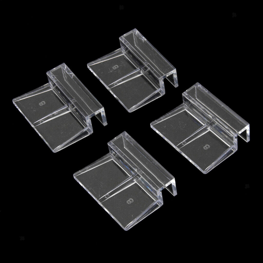6/8mm Plastic Cover Clips Fish Tank Aquarium Adjustable Filter Filtration Bucket