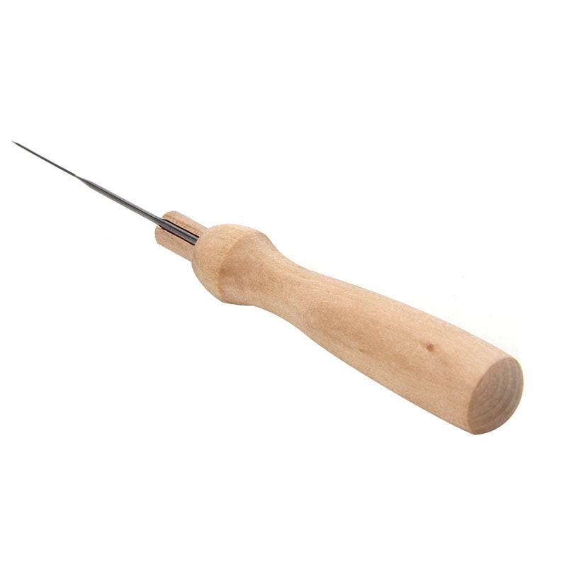 7Pcs Felting Needles with Wooden Handle Holder Wool Felt Craft Tools Kit DIY