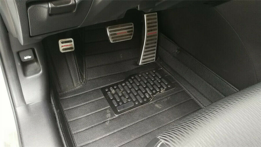 1 Pc Car Driver Side Floor Mat StrengthenPedal Anti-slip Hard Stainless Steel