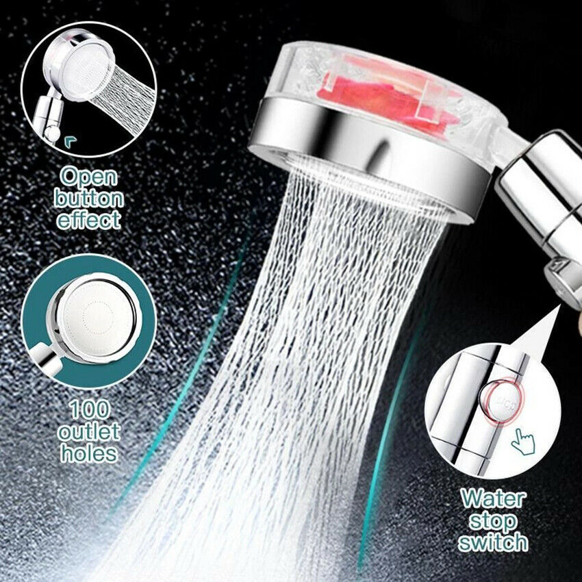 360 Rotated Rainfall Shower Head High Pressure Water Saving Spray Shower Head