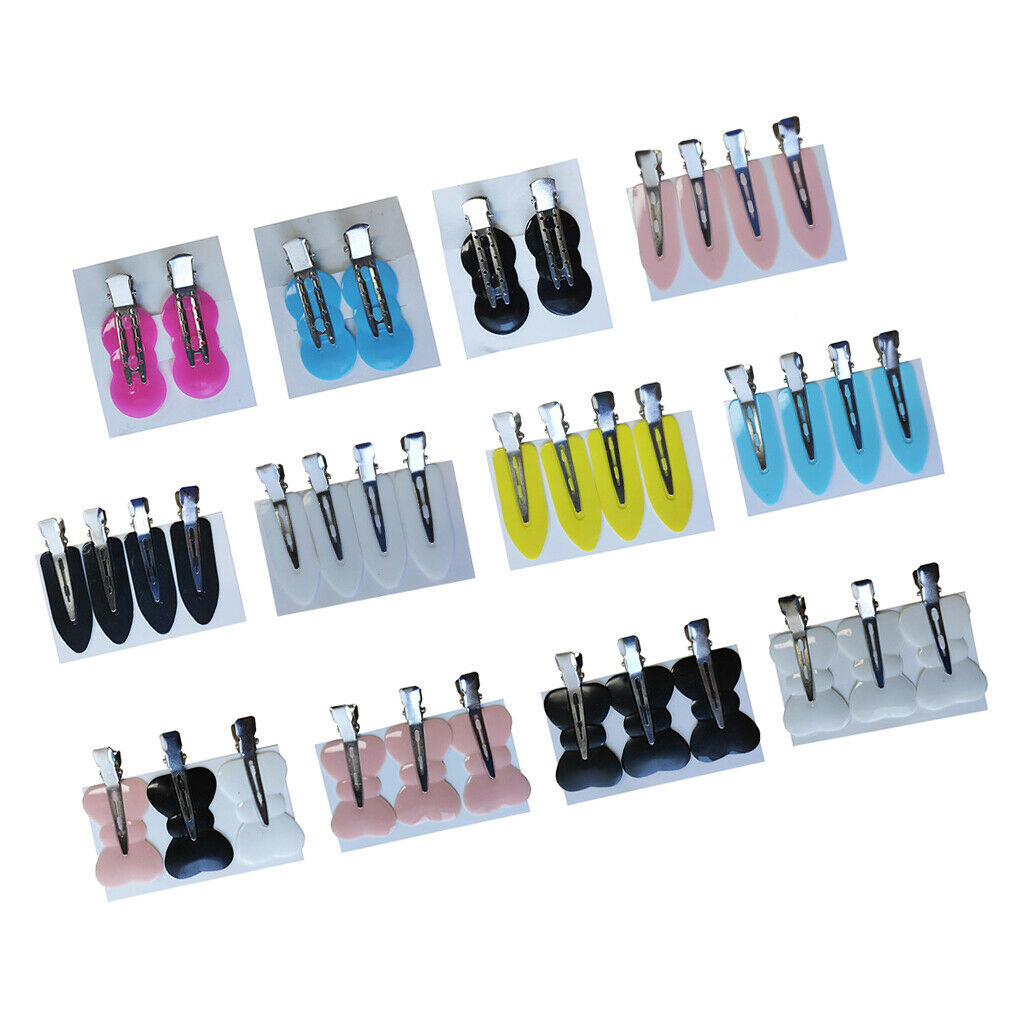 100x Disposable Hair Cutting Cape Transparent Gown Barber with 4pcs Clips