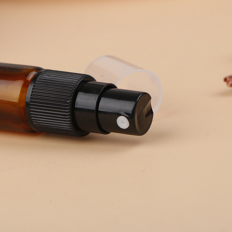 10ML Mini Empty Glass Bottle Spray Perfume Cologne Refillable Travel Org new Kt