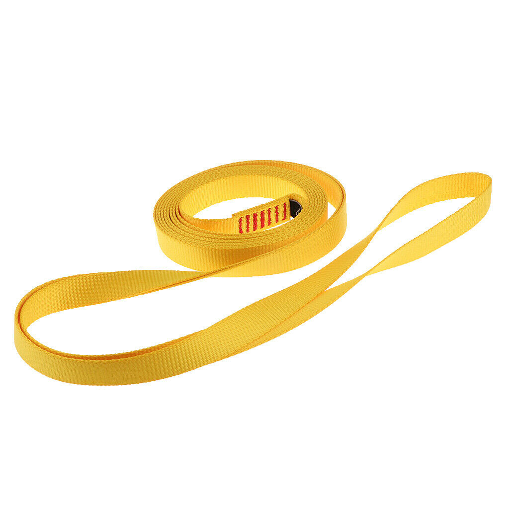 2pcs 23KN 25mm Climbing Sling Fall Protection Safety Webbing Strap Belt Rope for
