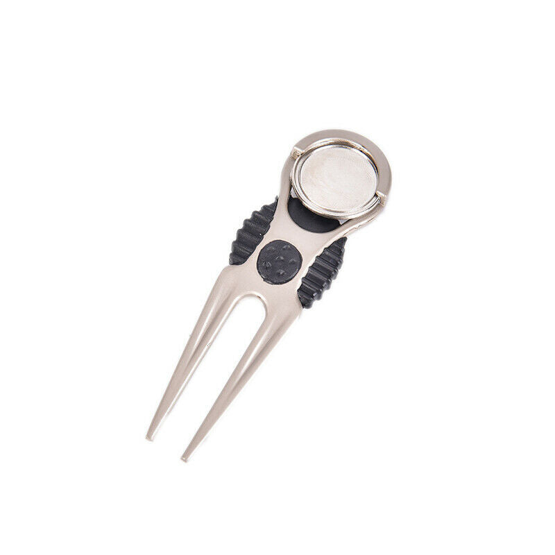 1pc Zine-alloy Golf Divot Tool Golf Club Ball Putting Fork Divot Golf Ki.l8