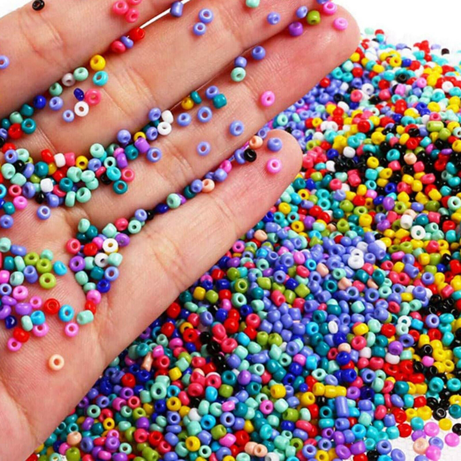 14400pcs Loose Bead Spacer Beads Charms for DIY Jewely Bracelet Making Craft