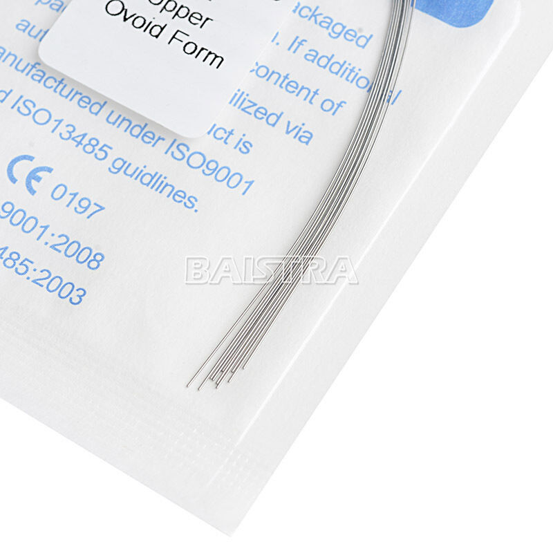 100X Dental Orthodontic Super Elastic Niti Round Arch Wires 0.012 Upper
