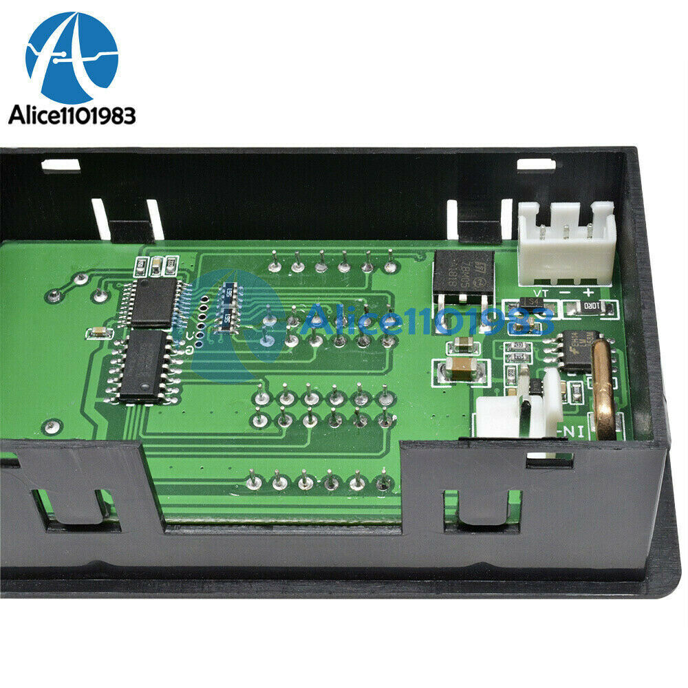 Digital Voltage Current Power Meter DC 100V 10A 1000W Thermostat Red +Blue+Red