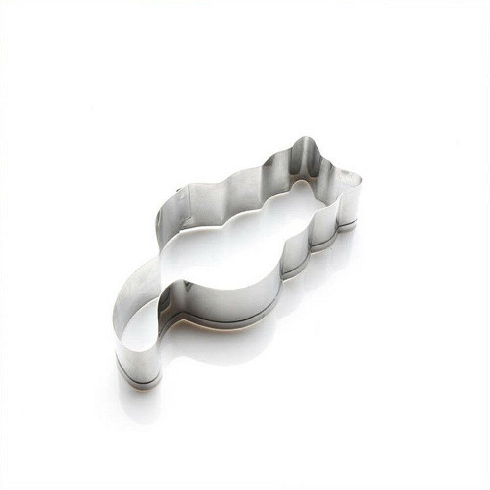 Cat Shaped Aluminium Mold Sugarcraft Cake Cookies Pastry Baking Cutter Mould C