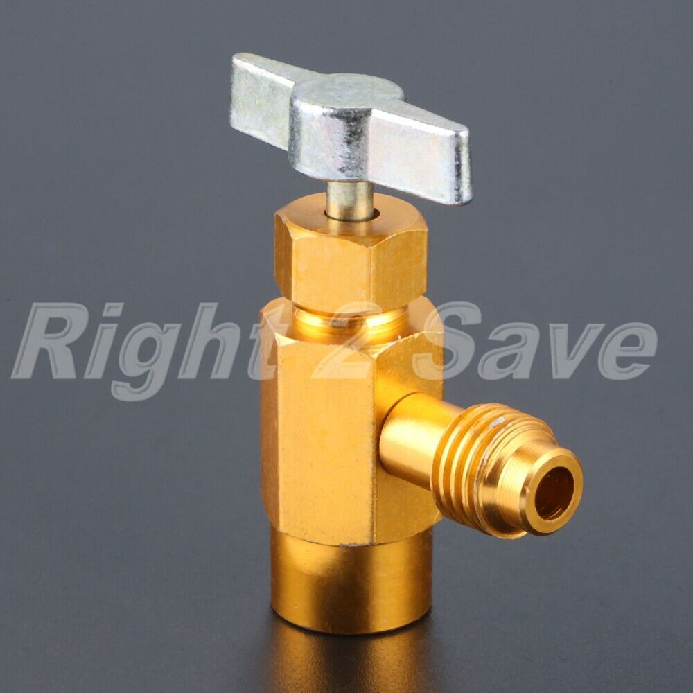 Interdynamics AC DV-134 Brass CAN TAP Dispensing Valve 1/2" ACME R-134a R-134