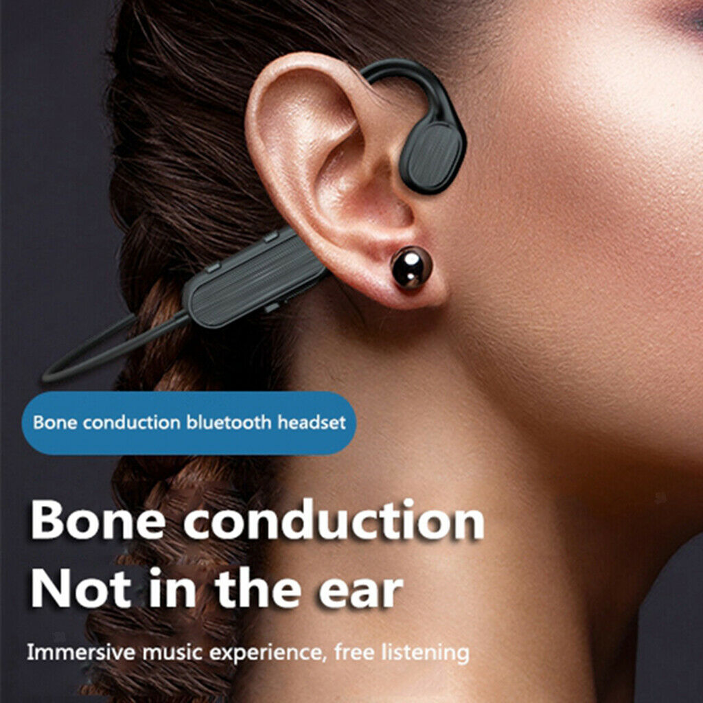 Bone Conduction Wireless Bluetooth5.1 Headset Stereo Headphone Earphone Sport