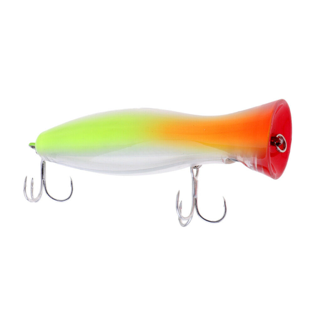 Prettyia   12cm / 4g   Popper   Fishing   Lure   Hard   Bait   Treble   Hooks