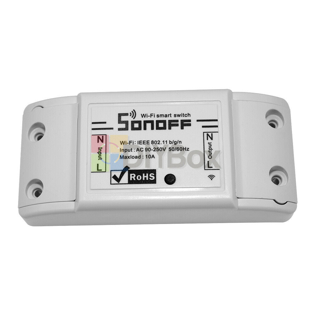 90V-250V AC Sonoff WiFi Wireless Smart Switch Module ABS Shell Home DIY Android