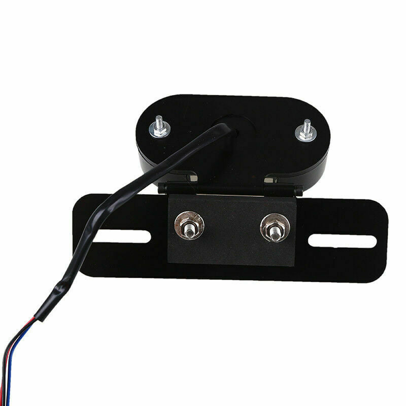 Motorcycle License Plate Holder Rear Brake Stop Tail Light LED Universal Fit BMW