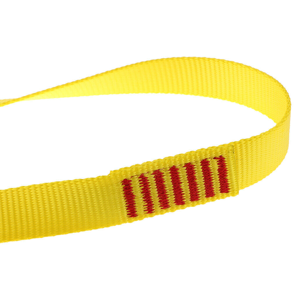 2X 23KN Climbing Sling Fall Protection   Safety Webbing Strap Belt, 60cm