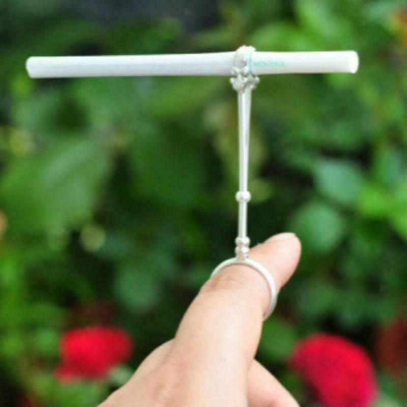 Lots 2 Smoking Cigarettes Finger Holder Ring Free Hand Lady Smoker Gift