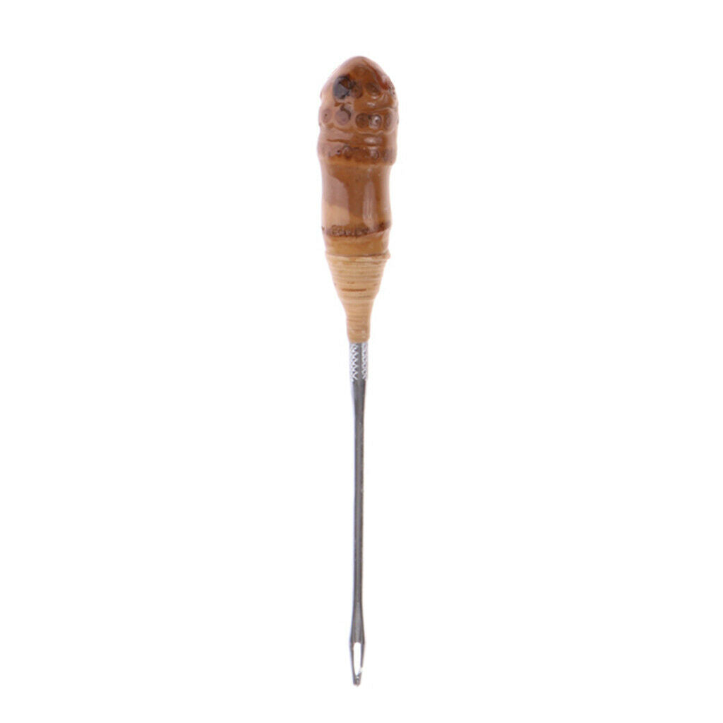 Aluminum Alloy Fishing Hook Remover Hooks Extractor with Bamboo Handle