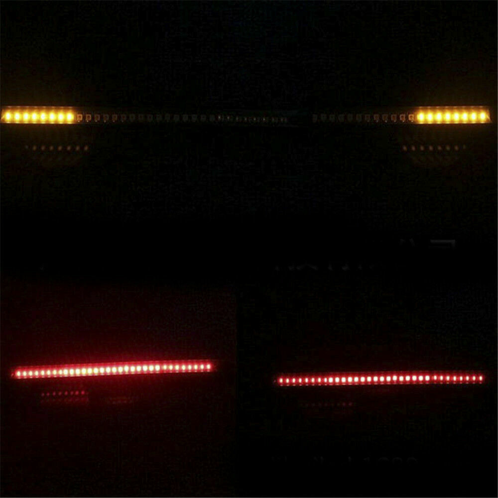 Motorcycle Red LED Scrambler Brake Tail Light Turn Signal For Bobber Cafe Racer