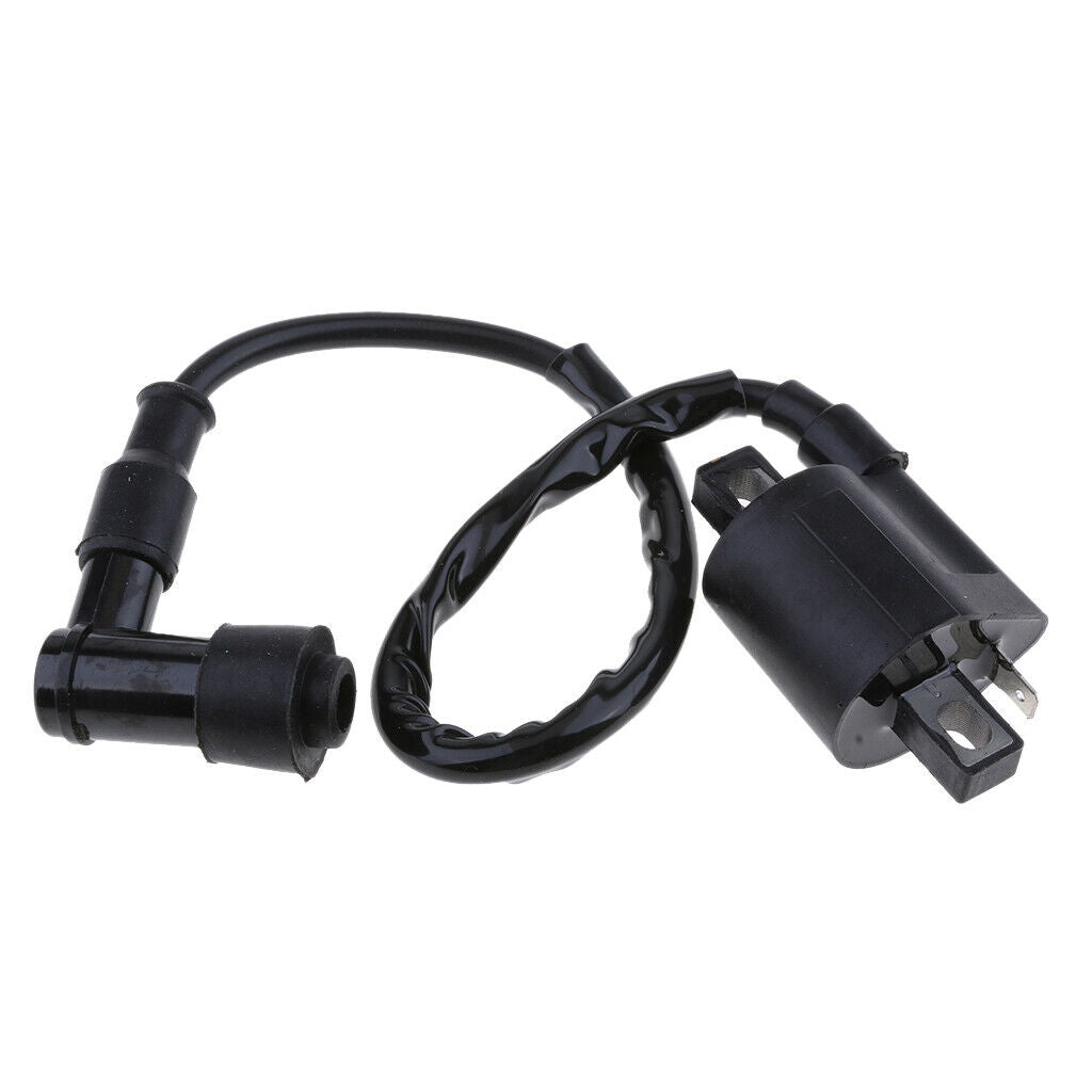 Black Ignition Coil with CDI for for Suzuki LT-A50 LTA50 Quadmaster