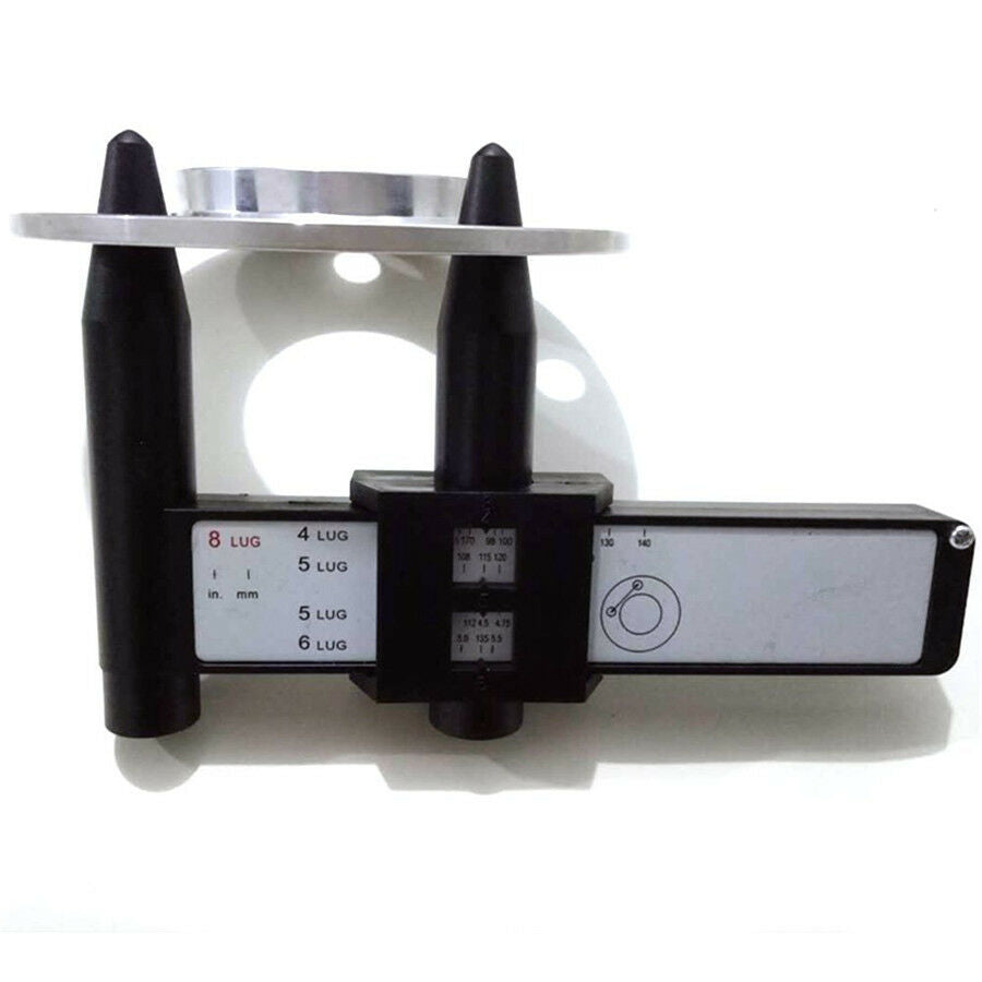 Precise Autos Wheel Tire PCD Bolt Pattern Gauge Rim 4 5 6 8 Lug Measurement Tool