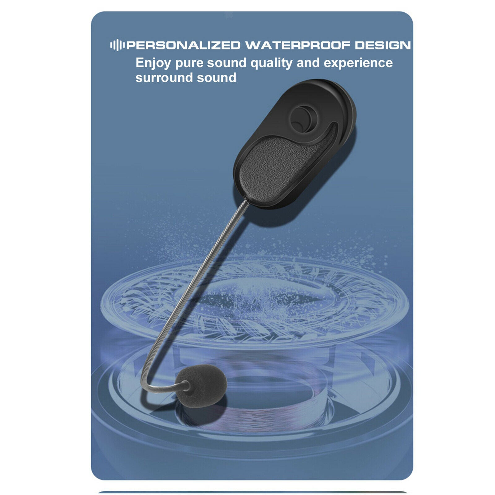 Motorbike Motorcycle Helmet Bluetooth Headset High Sound Quality System