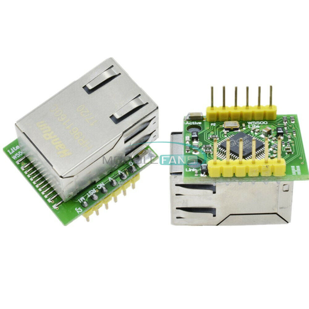 2PCS ENC28J60 W5500 Chip USR-ES1 SPI to LAN/ Ethernet Converter TCP/IP Module