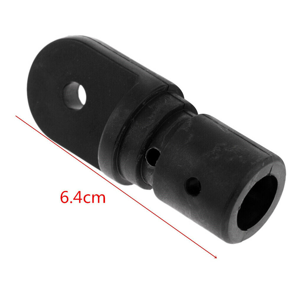 Nylon Black 7/8Inch Round INSIDE EYE ENDS Bimini Boat Top FITTINGS