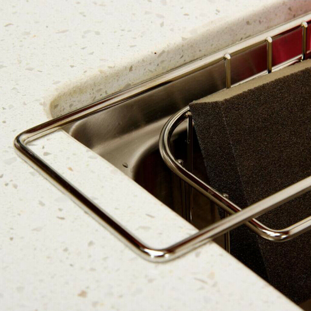 Kitchen Storage Caddy Saddle Organizer Sink Rack Soap Strainer Holder Sponge New