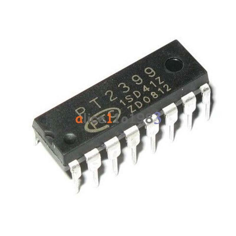 10Pcs PT2399 DIP-16 Audio Digital Reverb Processing Circuit Chip TOP