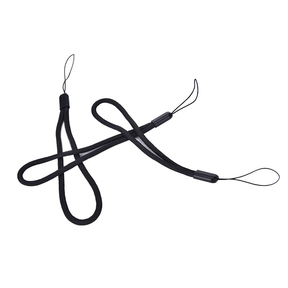 5x Black Nylon Wrist Strap Lanyard for Camera Cell Phone iPod USB mp3 mp4.l8