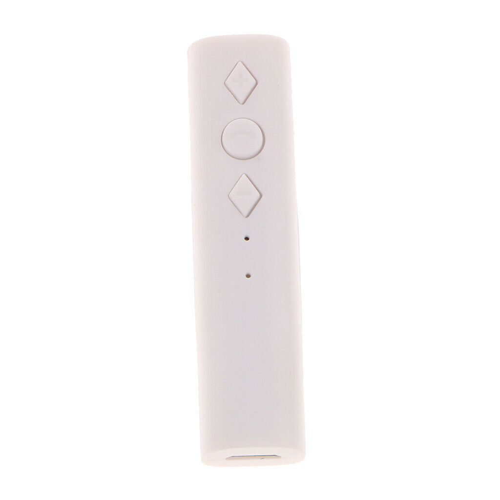 Handsfree Wireless Car Bluetooth Receiver AUX Music Stereo Adapter white