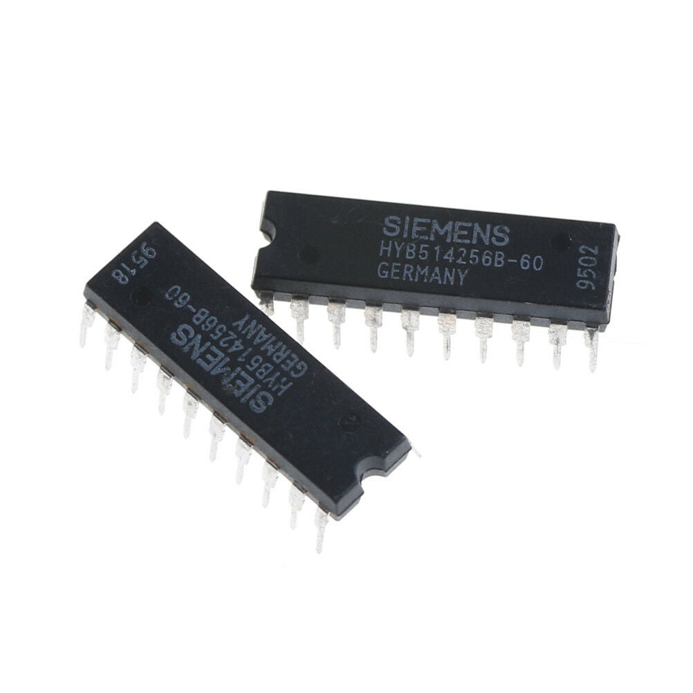 2 Pcs HYB514256B-60  256 K x 4-Bit Dynamic RAM,DIP .l8