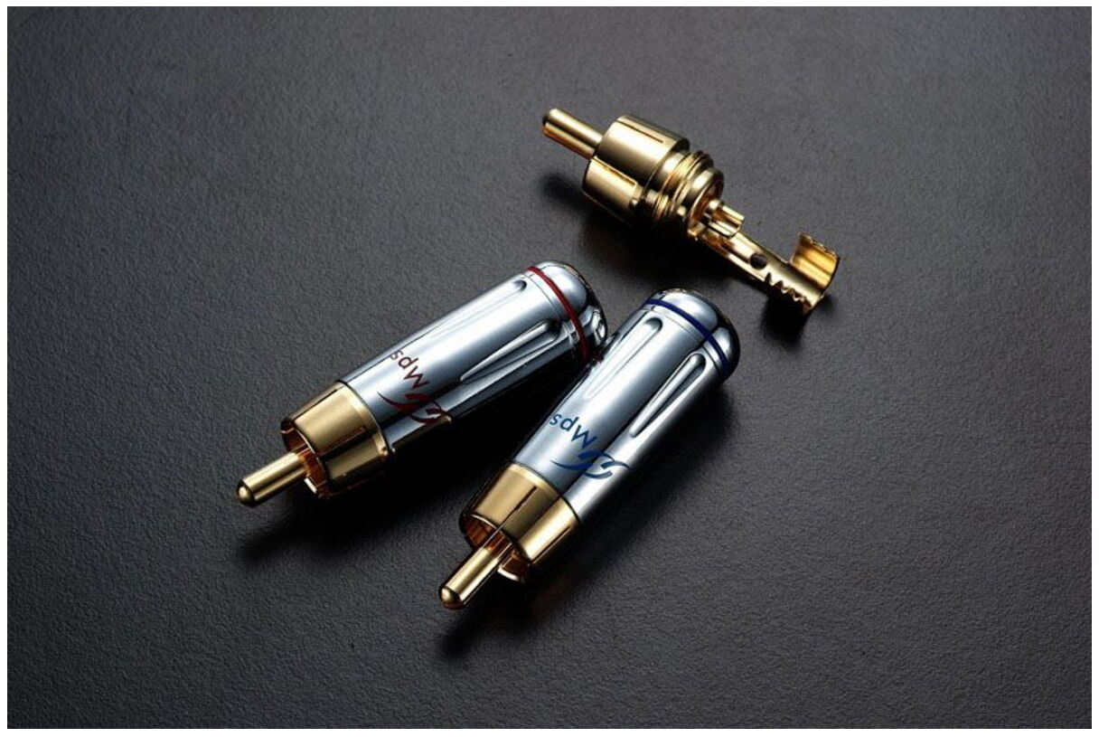4pcs of box - MPS BEAD-6mm RCA Connector / Plug