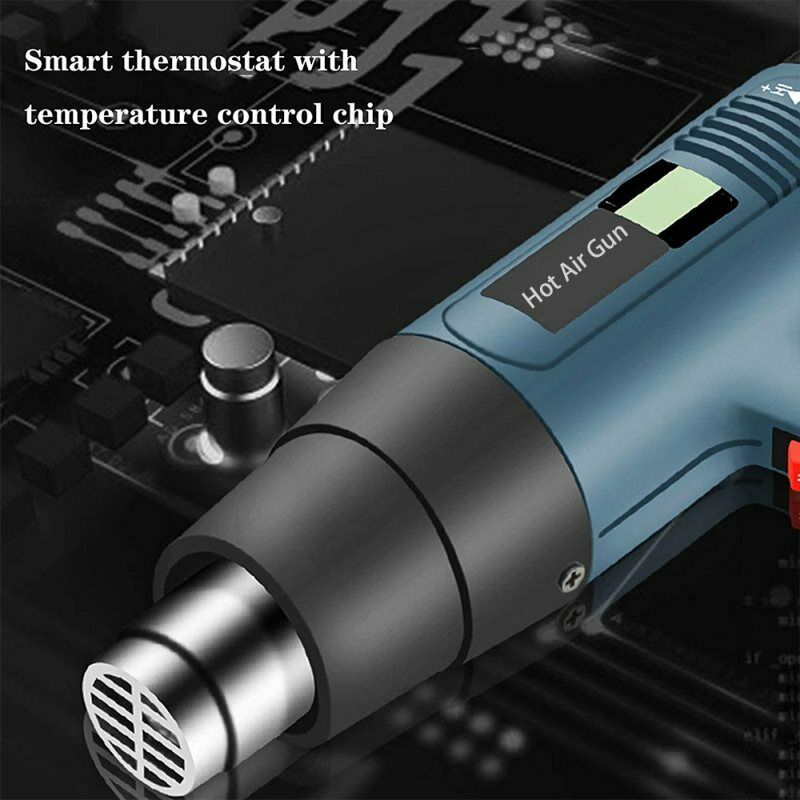 2500W 220V EU Plug Industrial Electric Hot Air Gun Thermoregulator LCD Heat Gun