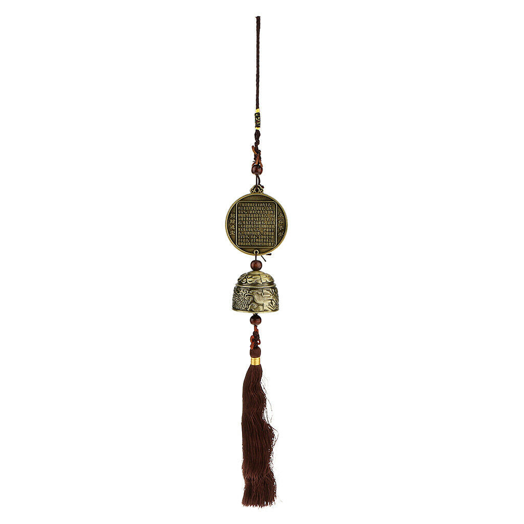 Feng Shui Metal Oriental Lucky Chinese Dragon Bell